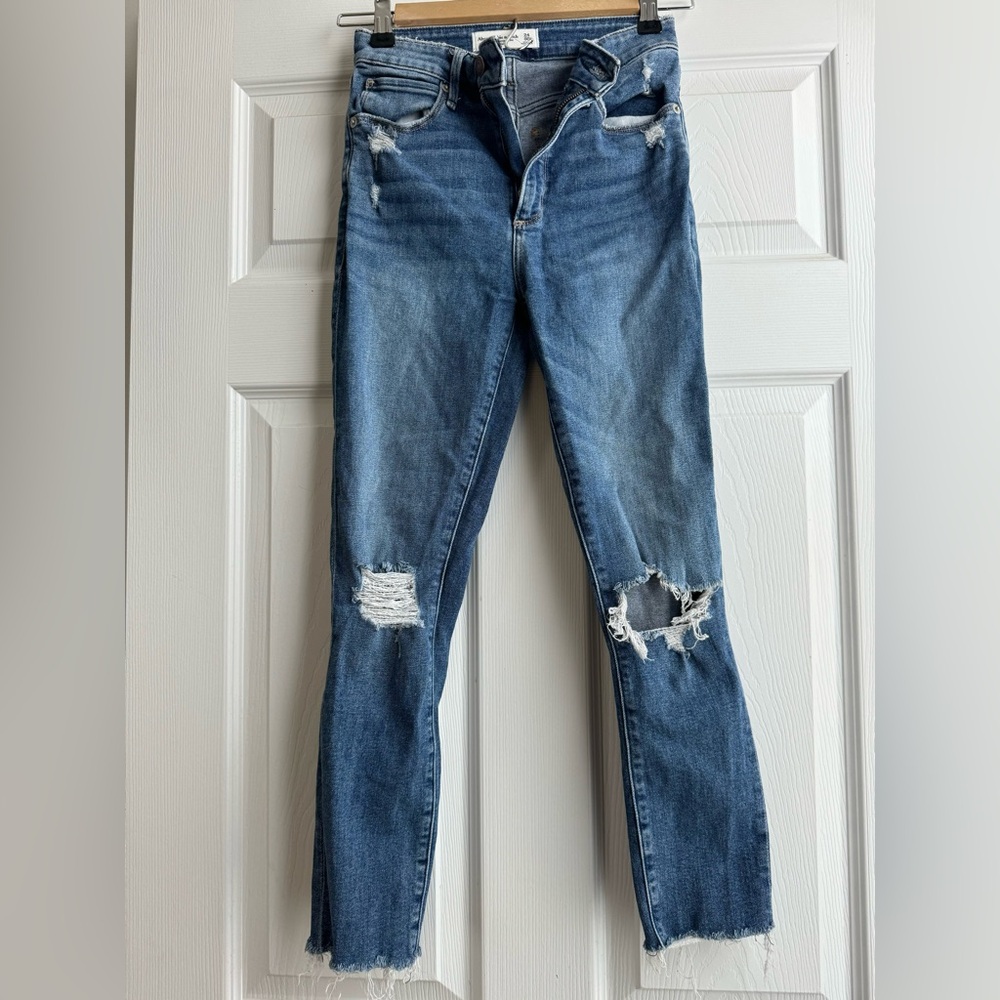Abercrombie the supper skinny ankle high-rise size 24/00R